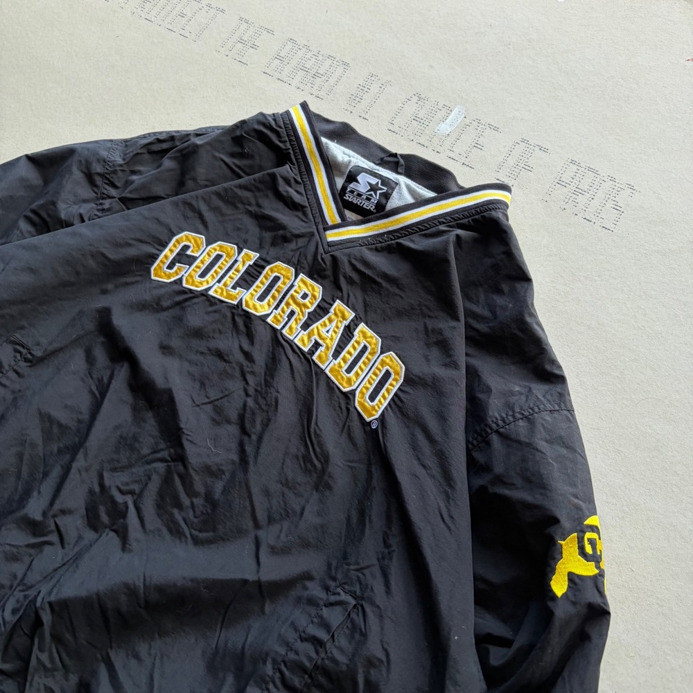 Y2K Starter Colorado Buffaloes Windbreaker Pullover Jacket